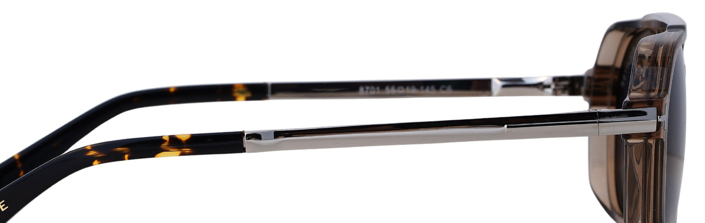 ST8701-C6-Handmade Bio Acetate-Smoked Champagne