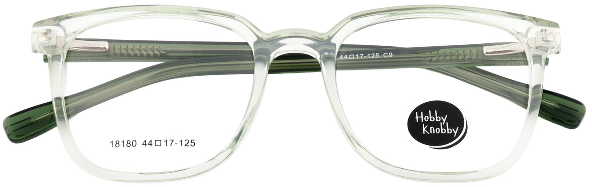 HK18180-C9-Handmade Mix Material-Translucent Green