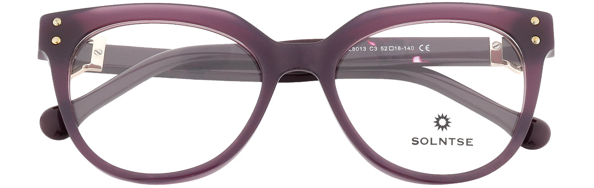 ST8013-C3-Handmade Bio Acetate-Plum Purple