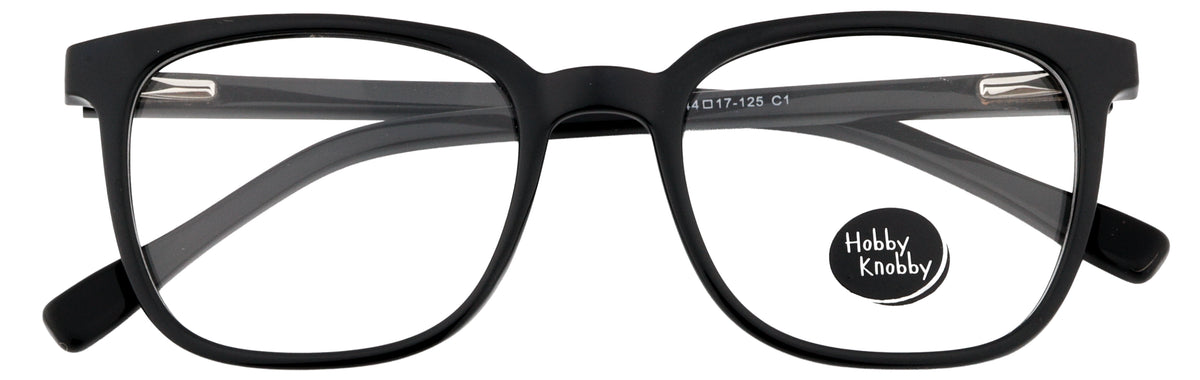 HK18180-C1-Handmade Mix Material-Midnight Black