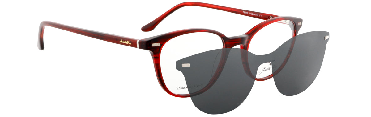 JF9216-C4-Handmade Bio Acetate-Scarlet Red