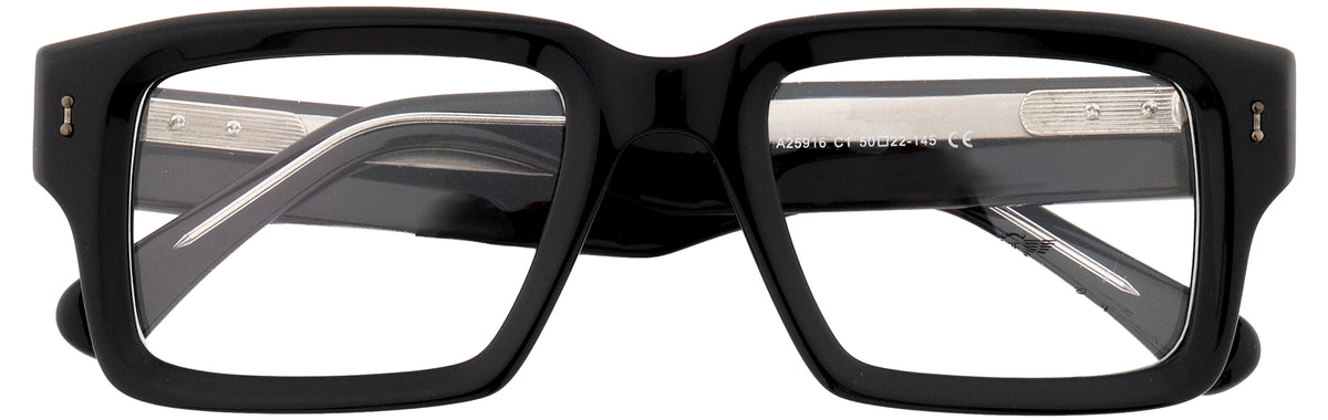 JF25916-C1-Handmade Bio Acetate-Midnight Black
