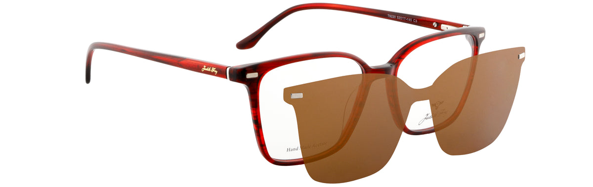 JF9220-C3-Handmade Bio Acetate-Scarlet Red