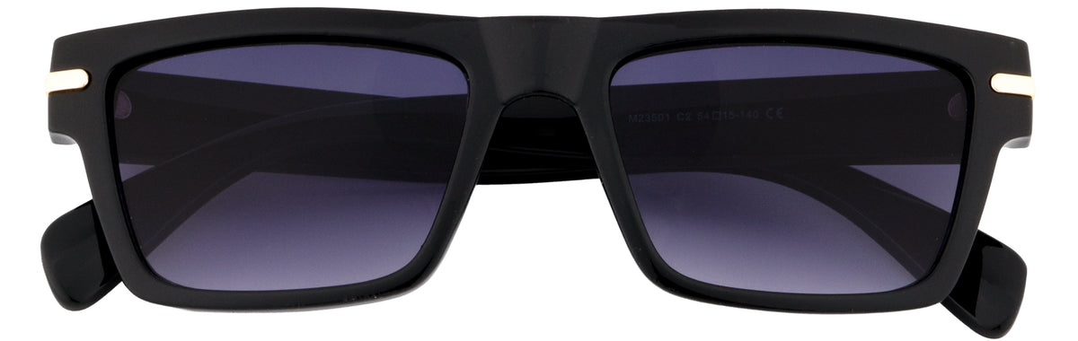 UP23501-C1-Handmade Mix Material-Midnight Black