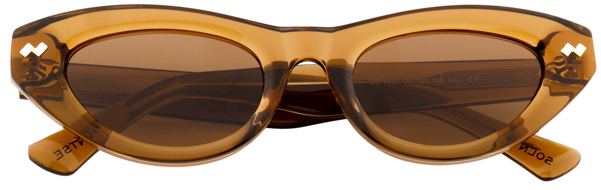 ST1636-C4-Handmade Bio Acetate-Translucent Brown