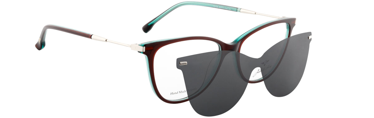 JF9196-C4-Handmade Bio Acetate-Merlot Moss