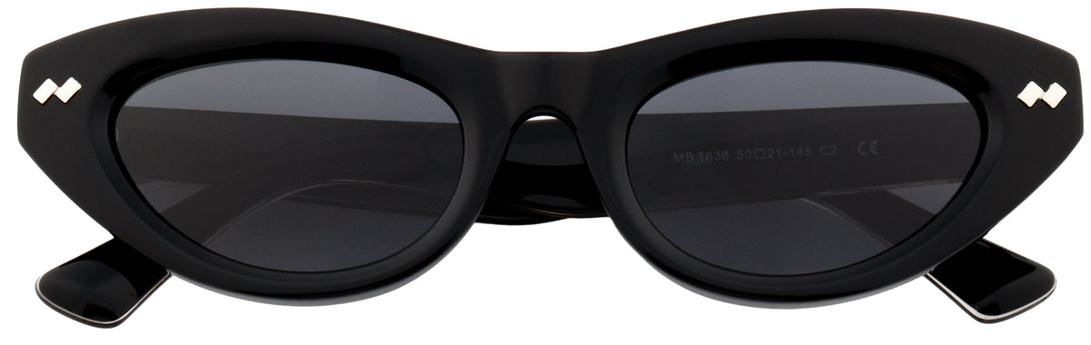 ST1636-C2-Handmade Bio Acetate-Raven Black