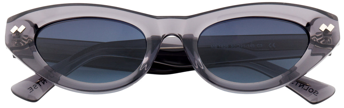 ST1636-C3-Handmade Bio Acetate-Translucent Grey