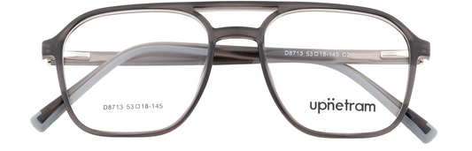 UP8713-C2-Handmade Mix Material-Smokey Grey