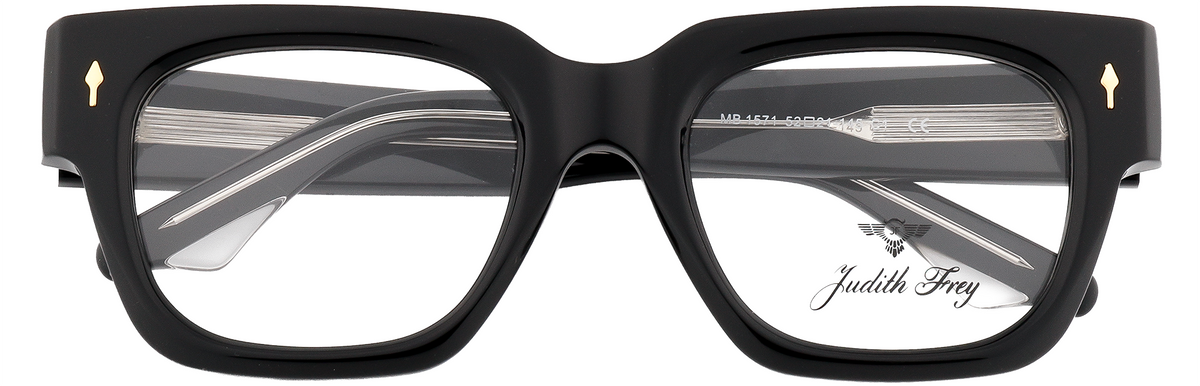 JF1571-C1-Handmade Bio-Acetate-Midnight Black