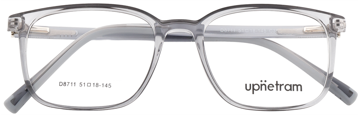 UP8711-C3-Handmade Mix Material-Translucent Grey