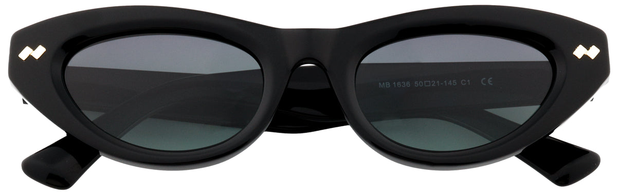 ST1636-C1-Handmade Bio Acetate-Midnight Black