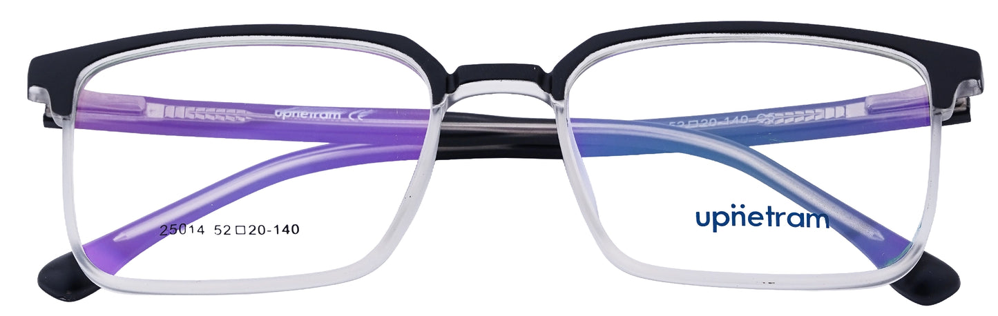 UP25014-C5-Handmade Mix Material-Crystal Black
