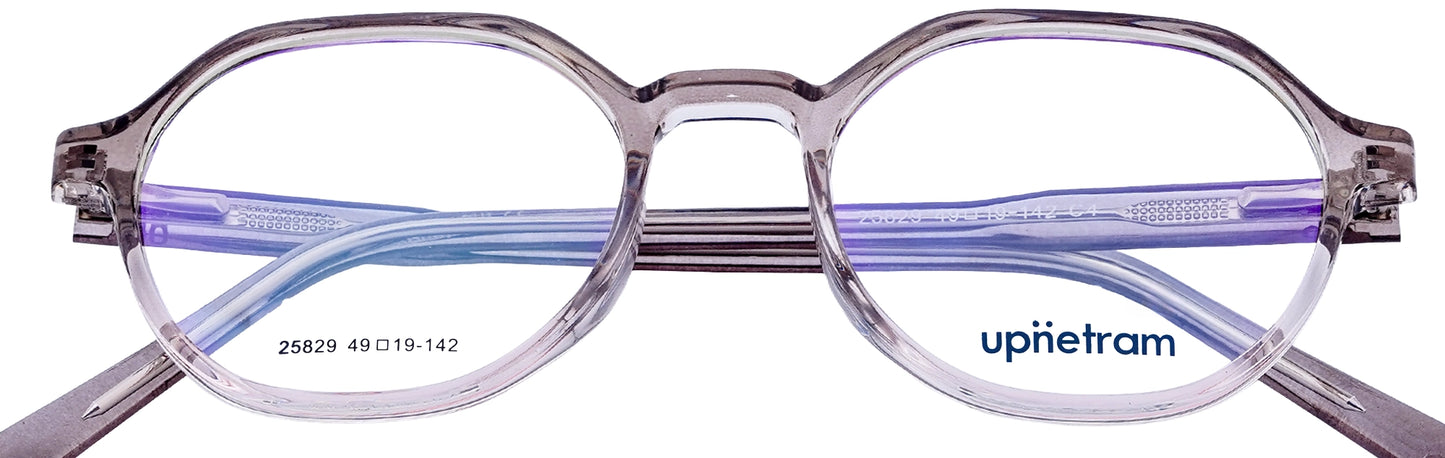 UP25829-C4-Handmade Mix Material-Crystal Grey