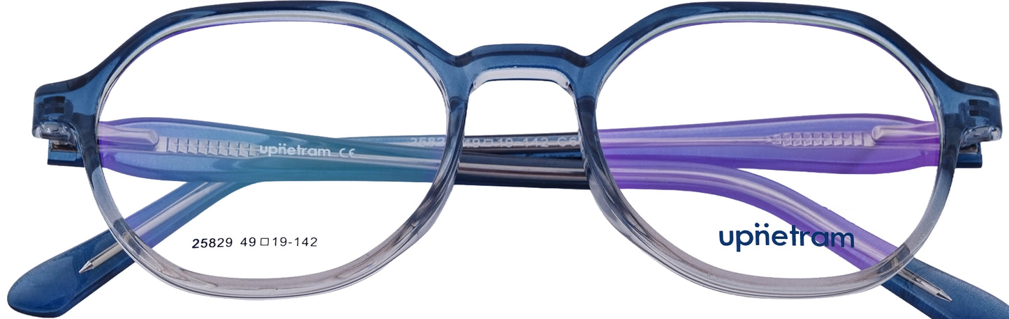 UP25829-C6-Handmade Mix Material-Glacier Blue