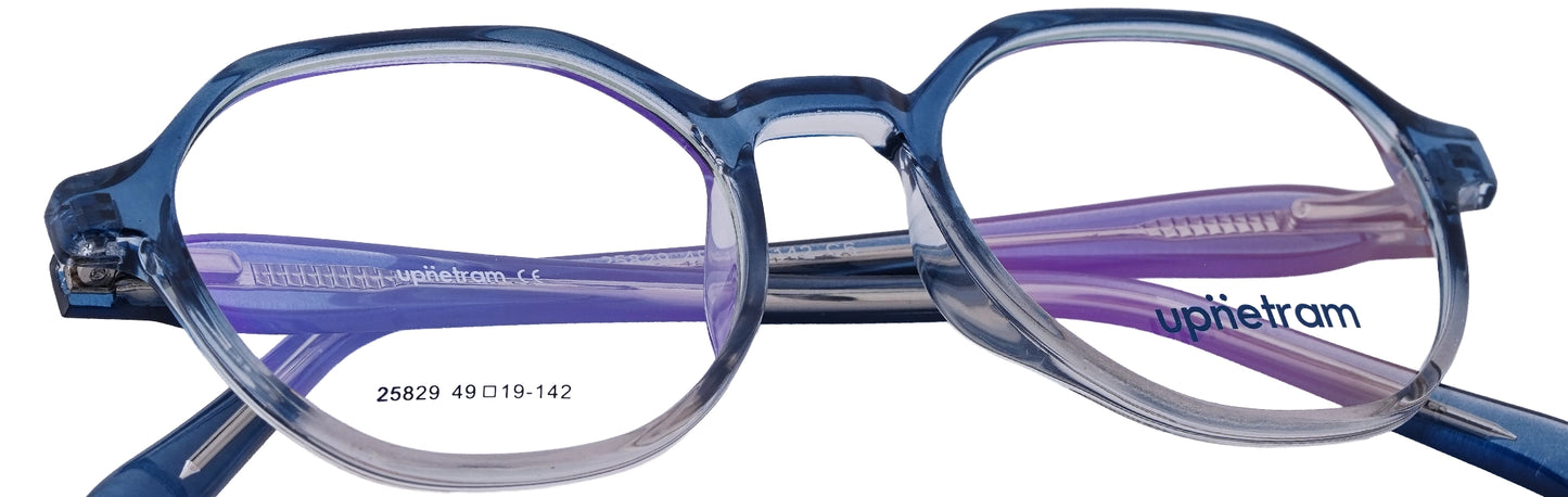 UP25829-C6-Handmade Mix Material-Glacier Blue