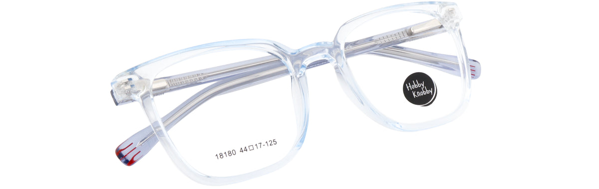 HK18180-C6-Handmade Mix Material-Translucent blue
