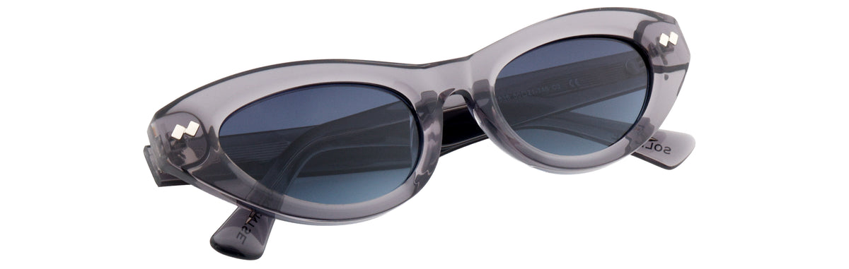 ST1636-C3-Handmade Bio Acetate-Translucent Grey