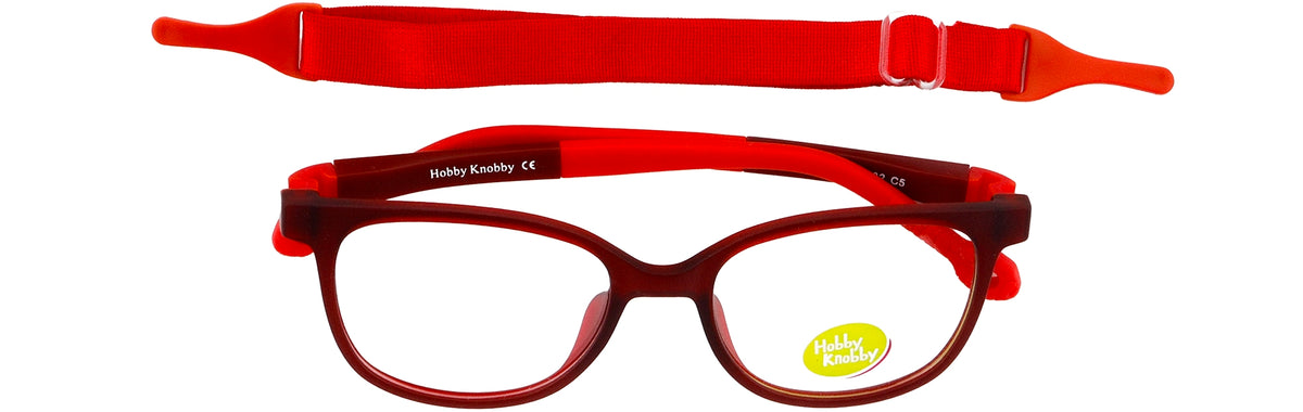 HK608-C5-Handmade Mix Material-Crimson Red