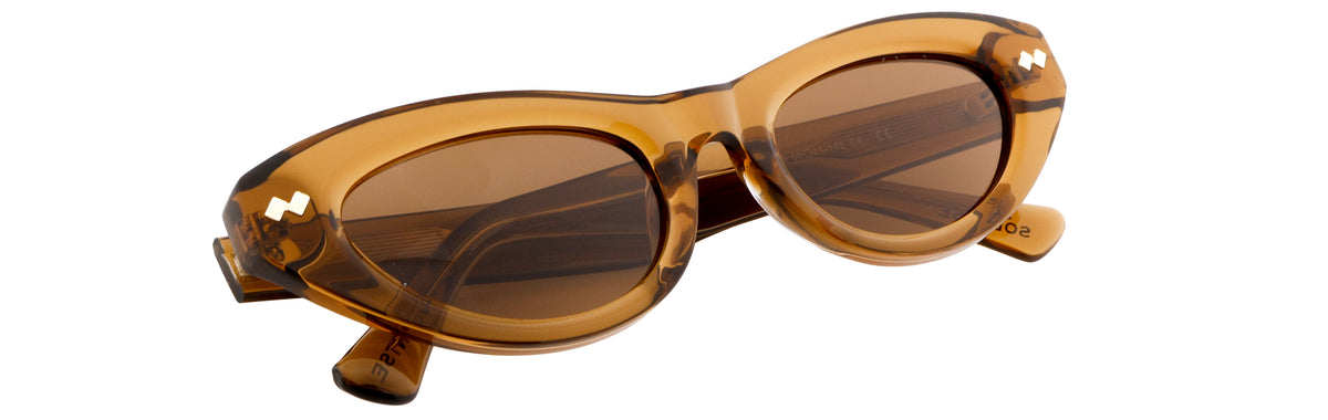 ST1636-C4-Handmade Bio Acetate-Translucent Brown