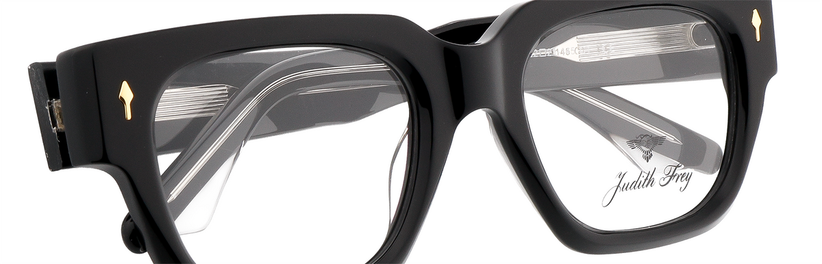JF1571-C1-Handmade Bio-Acetate-Midnight Black
