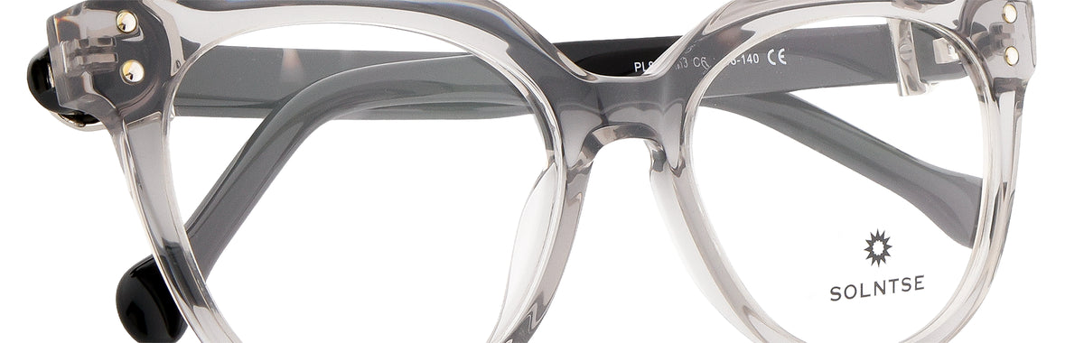 ST8013-C6-Handmade Bio Acetate-Translucent Grey