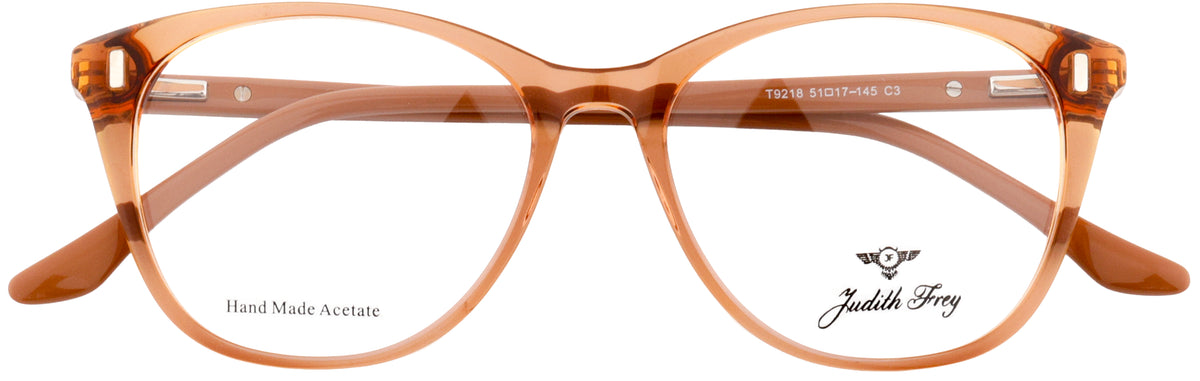 JF9218-C3-Handmade Bio Acetate-Translucent Amber