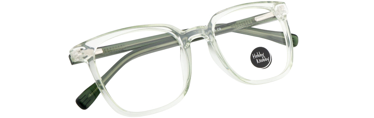 HK18180-C9-Handmade Mix Material-Translucent Green