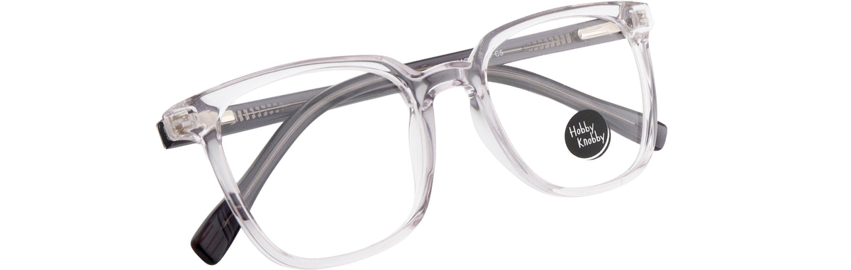 HK18180-C5-Handmade Mix Material-Translucent Grey