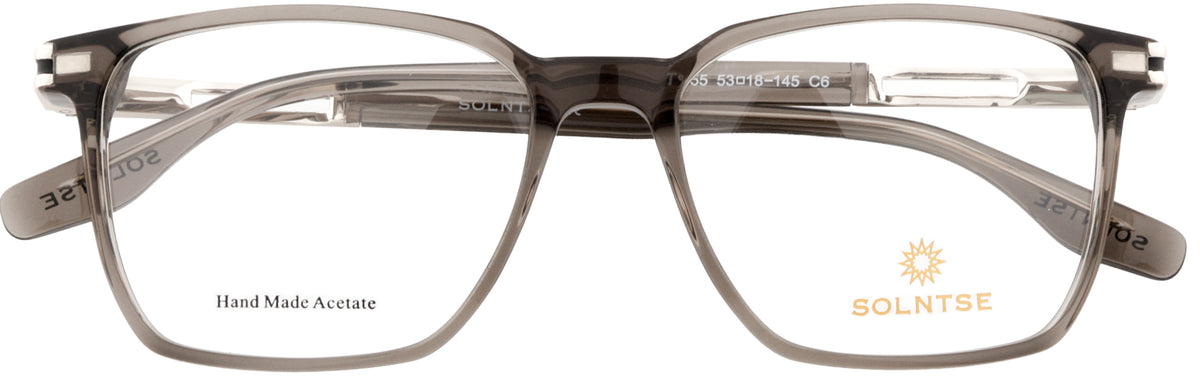 ST9755-C6-Handmade Bio Acetate-Translucent Grey