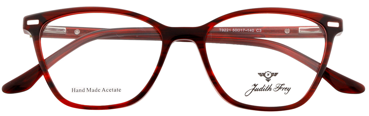 JF9221-C3-Handmade Bio Acetate-Scarlet Red