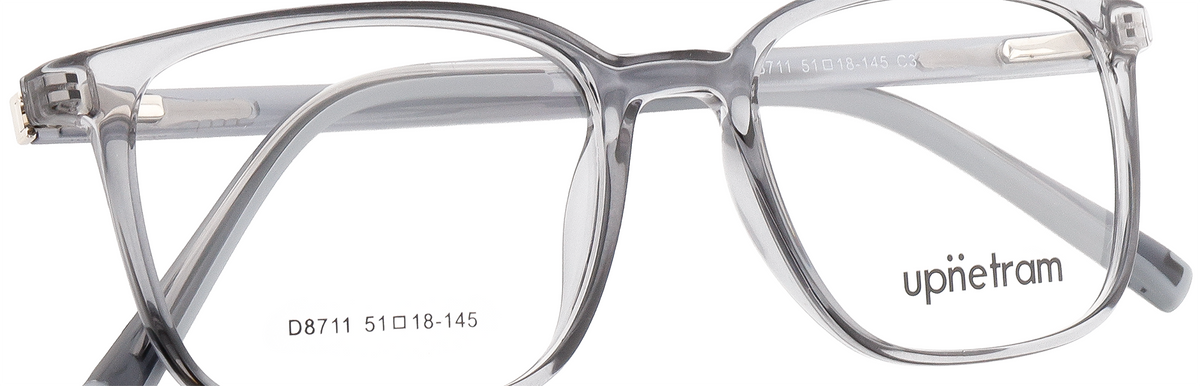 UP8711-C3-Handmade Mix Material-Translucent Grey