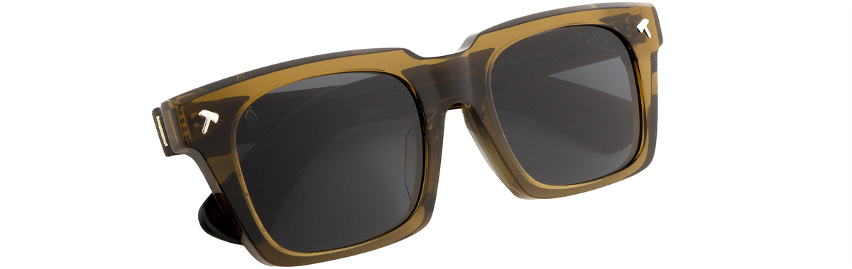 ST8556-C6-Handmade Bio Acetate-Translucent Green