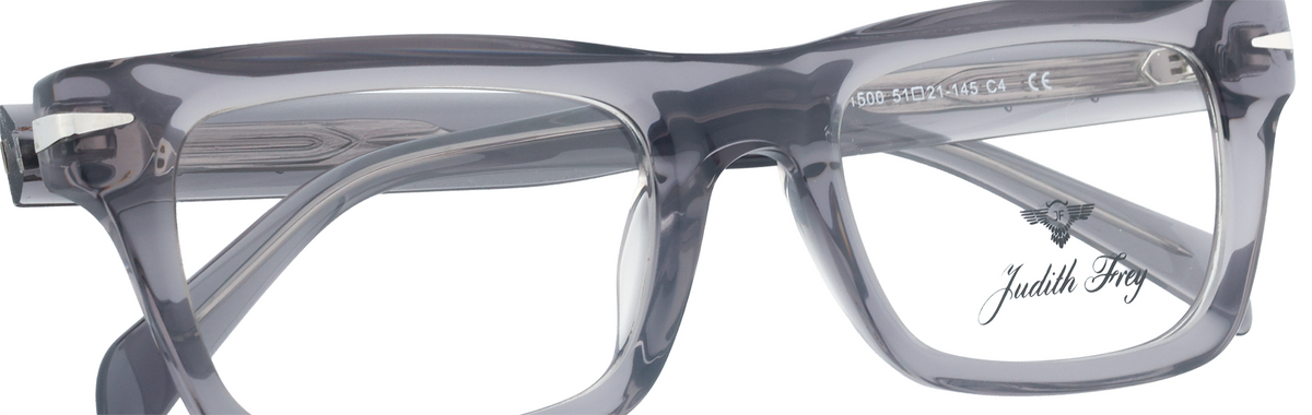 JF1500-C4-Handmade Bio Acetate-Translucent Grey