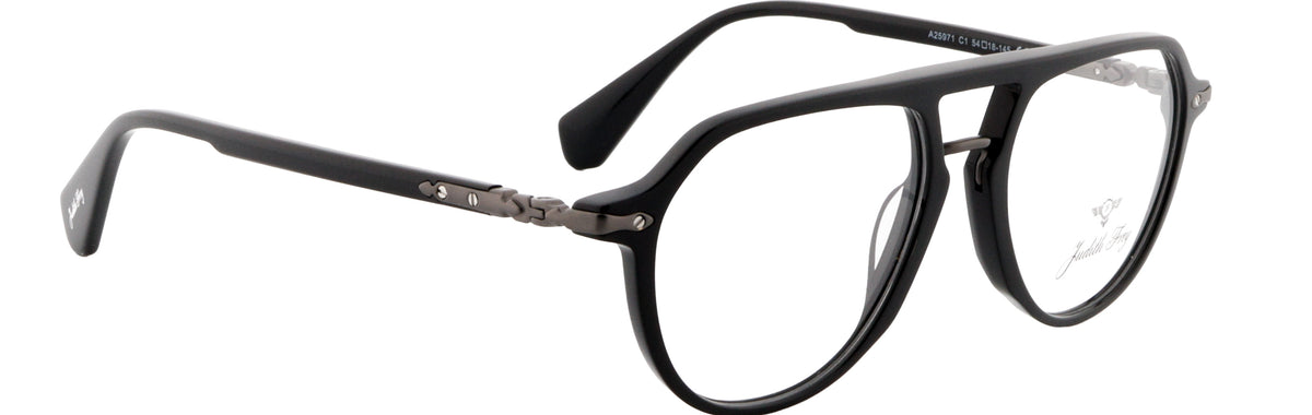 JF25971-C1-Handmade Bio Acetate-Midnight Black