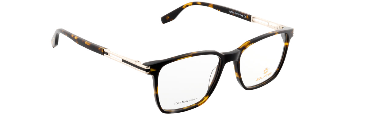 ST9755-C4-Handmade Bio Acetate-Camouflage Yellow