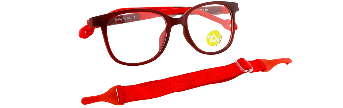 HK608-C5-Handmade Mix Material-Crimson Red