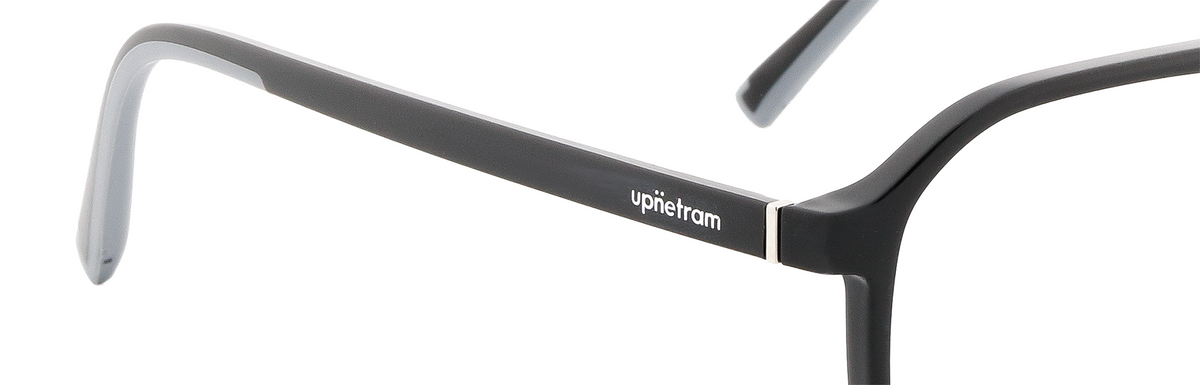 UP8713-C1-Handmade Mix Material-Midnight Black