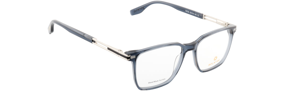 ST9755-C3-Handmade Bio Acetate-Translucent Blue