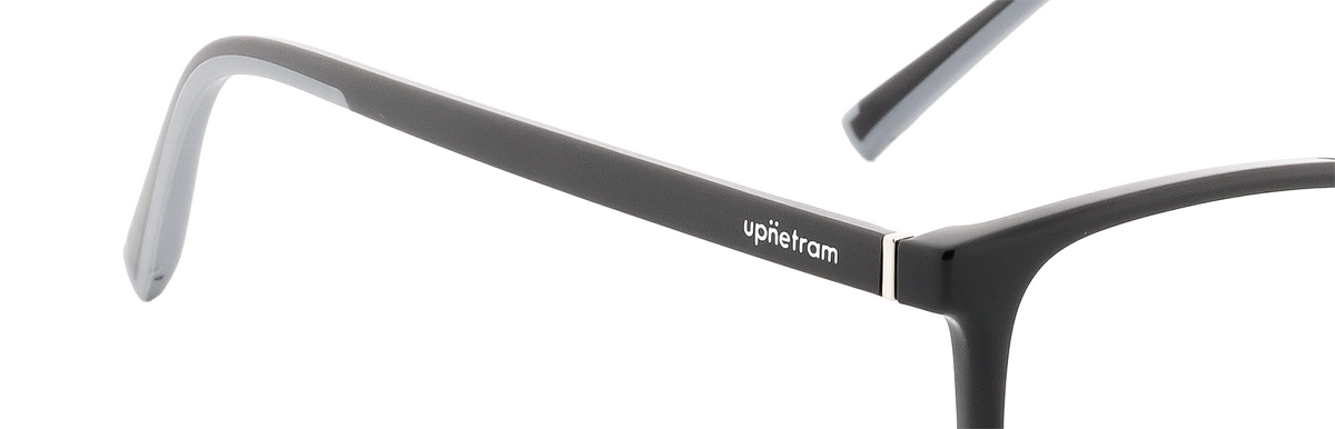 UP8710-C1-Handmade Mix Material-Midnight Black