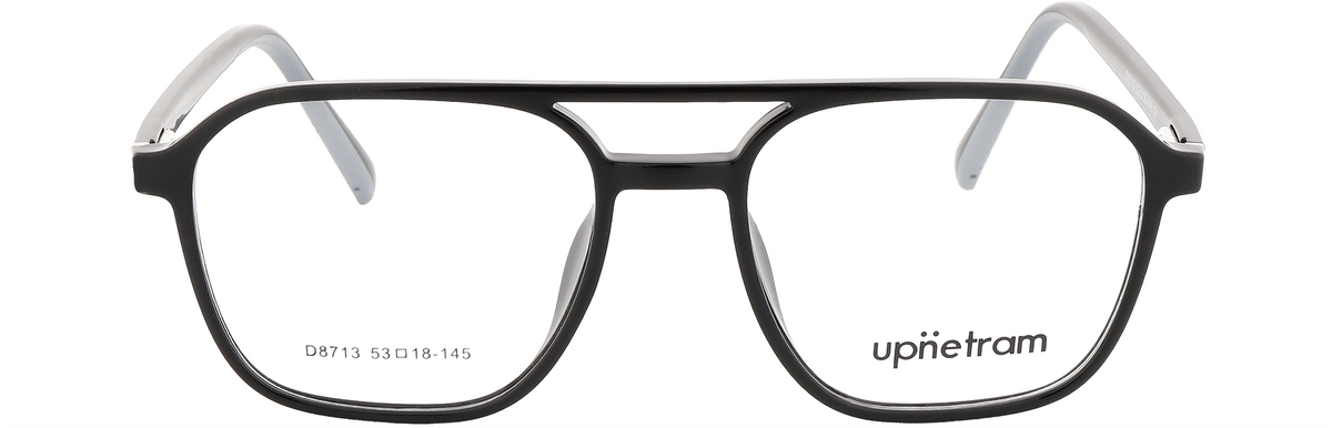 UP8713-C1-Handmade Mix Material-Midnight Black