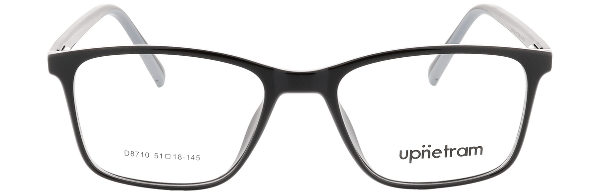 UP8710-C1-Handmade Mix Material-Midnight Black