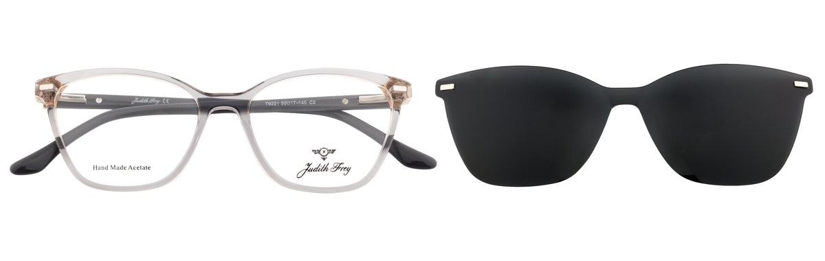 JF9221-C2-Handmade Bio Acetate-Translucent Grey