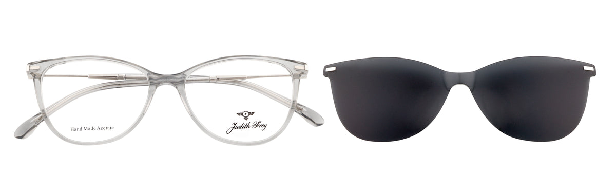 JF9196-C3-Handmade Bio Acetate-Translucent Grey