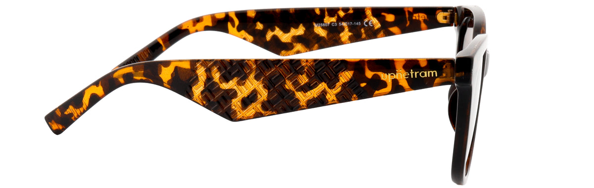 UP25607-C3-Handmade Mix Material-Havana Brown