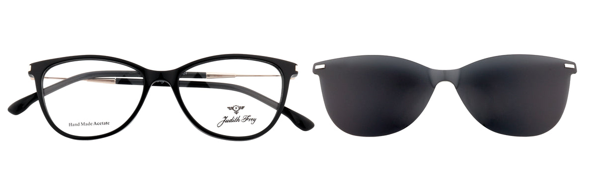 JF9196-C1-Handmade Bio Acetate-Midnight Black