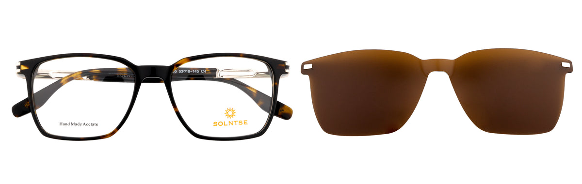 ST9755-C4-Handmade Bio Acetate-Camouflage Yellow