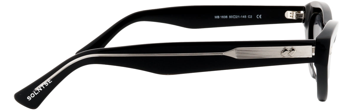 ST1636-C2-Handmade Bio Acetate-Raven Black