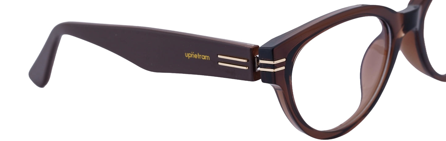 UP81013-C3-Handmade Mix Material-Havana Brown