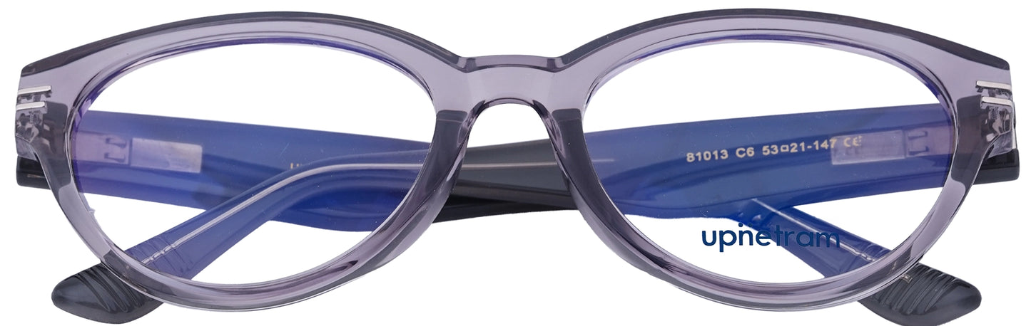 UP81013-C6-Handmade Mix Material-Smokey Grey